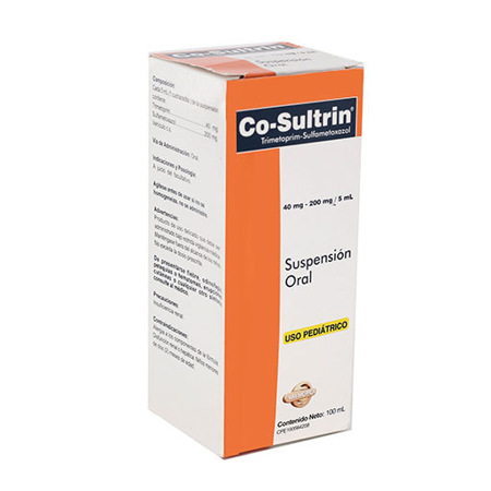 Imagen de Trimetoprim + Sulfametoxazol Co-Sultrin Susp. 100Ml