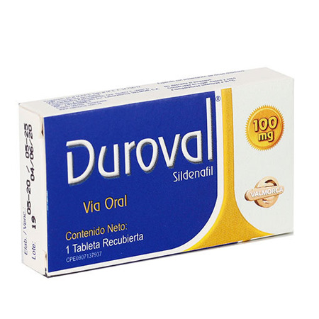 Imagen de Sildenafil Duroval Tab. 100Mg X1