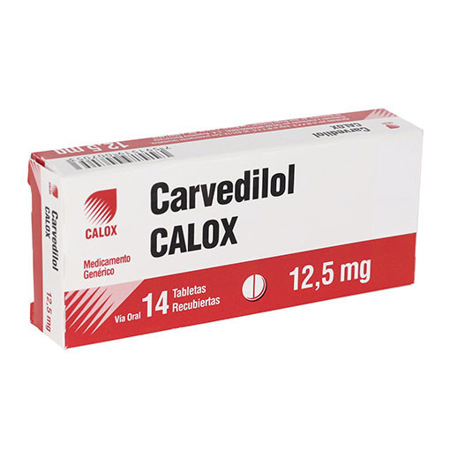 Imagen de Carvedilol Tab. 12.5Mg X14 Calox