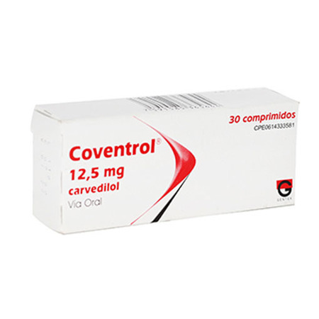 Imagen de Carvedilol Coventrol Comp. 12.5Mg X3