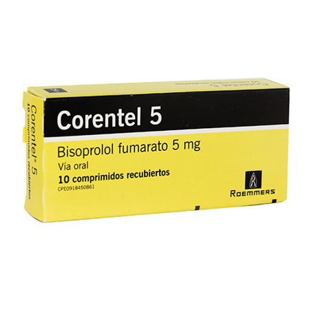 Imagen de Bisoprolol Corentel Tab. 5Mg X10