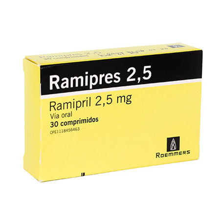 Imagen de Ramipril Ramipres Comp. 2,5Mg X30
