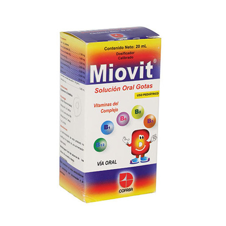 Imagen de Complejo B Miovit Gts. 20Ml Cofasa