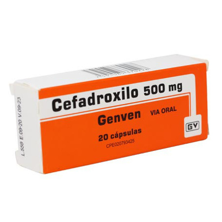 Imagen de Cefadroxilo Cap. 500Mg X20 Genven