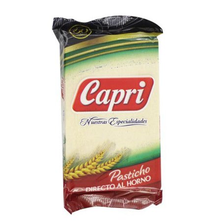 Imagen de Pasta Para Pasticho Capri 250 Gr.