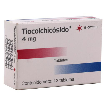 Imagen de Tiocolchicosido 4mg x 12 Comp.