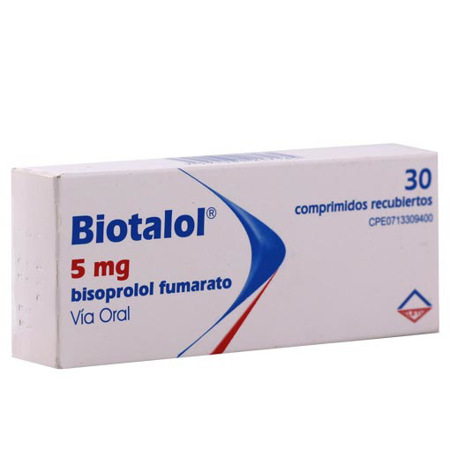Imagen de Bisoprolol Biotalol Comp. 5Mg X 30