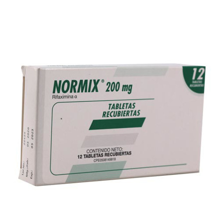 Imagen de Rifaximina Normix Tab. 200Mg X12