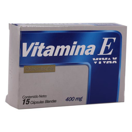 Imagen de Vitamina E Cap. 400Mg X15 Vivax