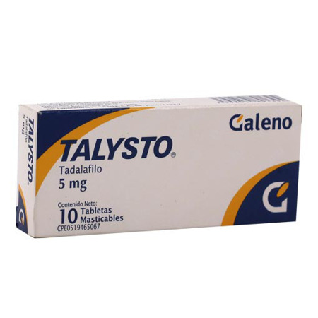 Imagen de Tadalafilo Talysto Tab. Mast. 5Mg X1