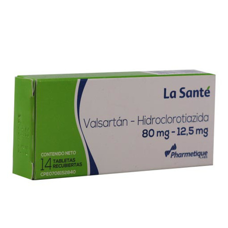 Imagen de Valsartan + Hct Cap. 80Mg/12,5 X14 La Sante