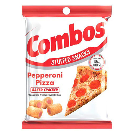 Imagen de Bocadillo Relleno Sabor A Pizza Con Pepperoni Combos 178,6 Gr.