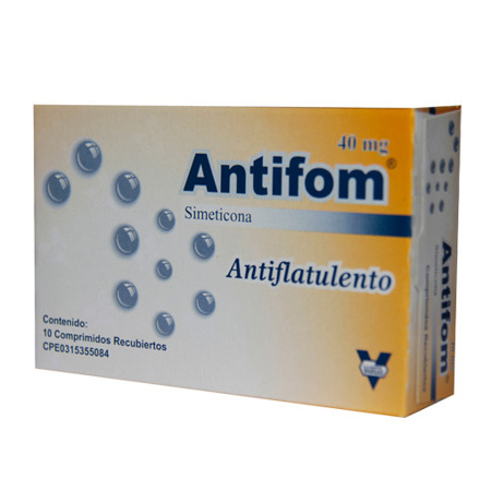 Imagen de Simeticona Antifom Comp. 40Mg X10