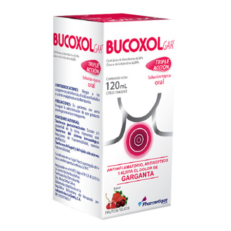 Imagen de Benzidamina Bucoxol Sol. Oral 120Ml