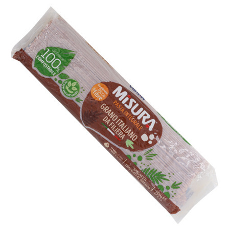 Imagen de Pasta Integral Spaghetti Rigate Misura 500 Gr.