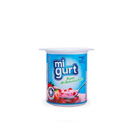 Imagen de Yogurt Con Trozos De Fresa Migurt 125 Gr.