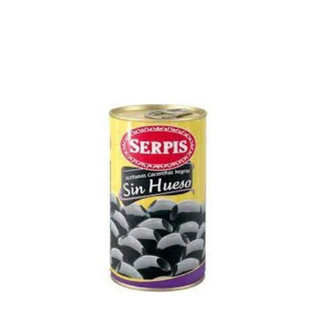Imagen de Aceituna Negras Sin Hueso Serpis 350 Gr.