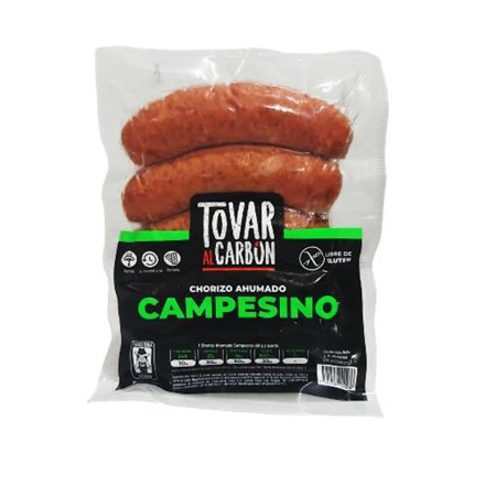 Imagen de Chorizo Ahumado Campesino Tovar Al Carbón (5 Unidades).