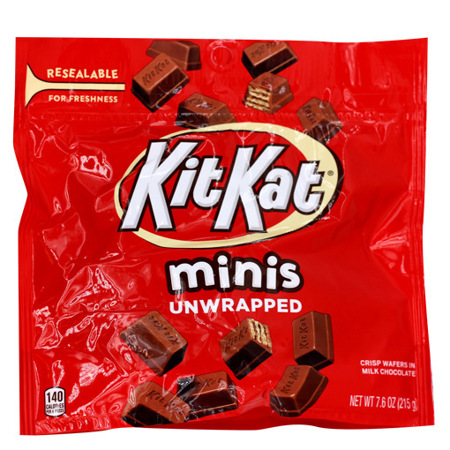 Imagen de Chocolate Minis Unwrapped Kit Kat 215 Gr.