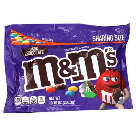 Imagen de Chocolate Dark Choco M&M's 286,3 Gr.