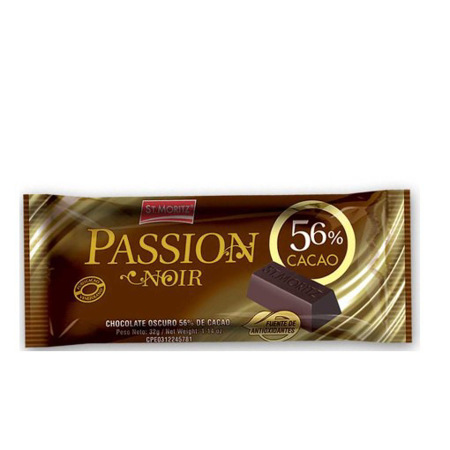 Imagen de Chocolate Pasion Noir 56% St.Moritz 32 Gr.