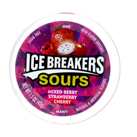 Imagen de Caramelo De Frutas Rojas Ice Breakers 42 Gr.