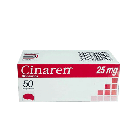 Imagen de Cinarizina Cinaren Comp 25Mg X50