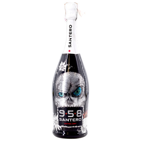 Imagen de Vino Espumante Extra Dry Calavera 958 Santero 0,75 L.