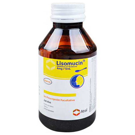 Imagen de Bromhexina Lisomucin Jbe. 4Mg X120Ml