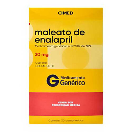 Imagen de Enalapril Tab. 20Mg X30 Cimed