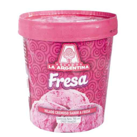 Imagen de Helado De Fresa Tradicional 700 Ml.