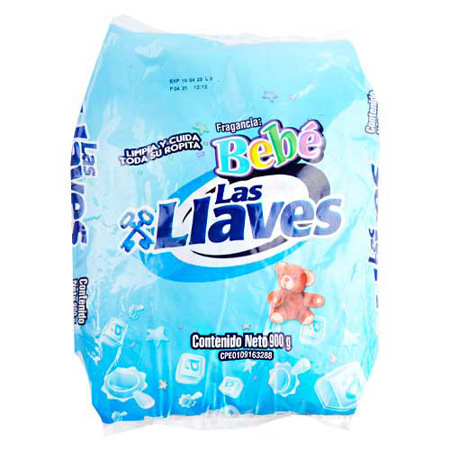 Imagen de Detergente En Polvo Bebe Las Llaves 900 Ml