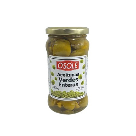 Imagen de Aceituna Verdes Enteras Osole 300 Gr.