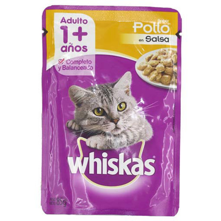 Imagen de Salsa Para Gatos Sabor A Pollo Whiskas 100 Gr.