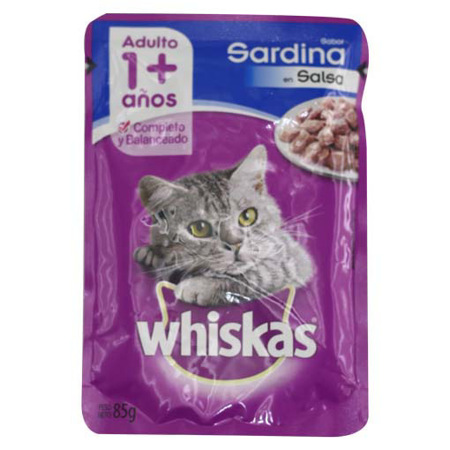 Imagen de Salsa Para Gatos Sabor A Sardina Whiskas 100 Gr.