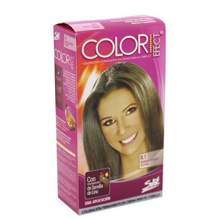 Imagen de Kit De Tinte Rubio Ceniza 8.1 Color Effect 60 Gr.