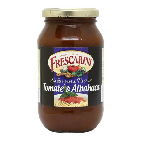 Imagen de Salsa De Tomate Albahaca Frescarini 460 Gr.