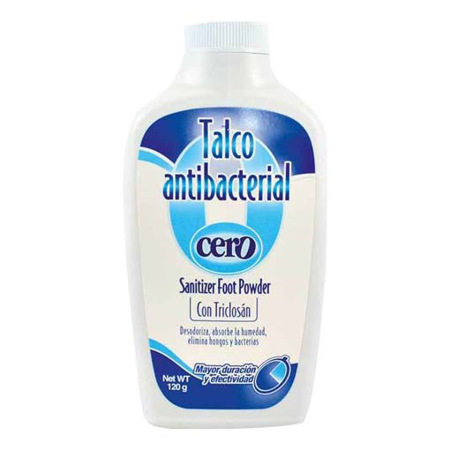 Imagen de Talco Antibacterial Cero 120 Gr.