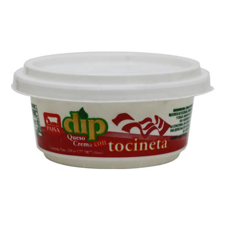 Imagen de Queso Crema Con Tocineta Paisa 200 Gr.