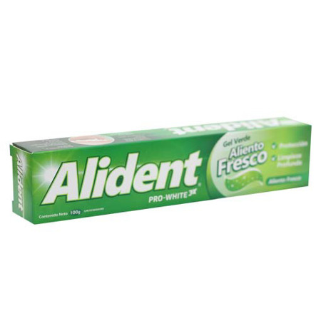 Imagen de Crema Dental Gel Verde Alident 100 Ml.