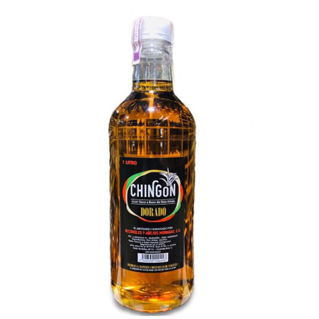 Imagen de Licor De Ron Dorado Chingon 1 L.