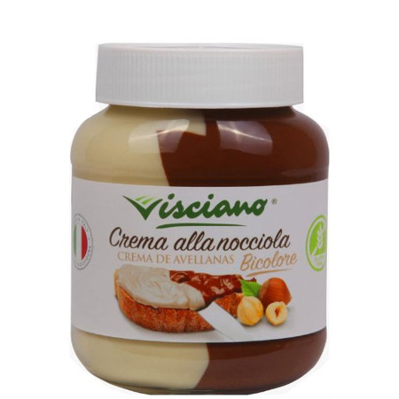 Imagen de Crema De Avellana Bicolor Visciano 400 Gr.