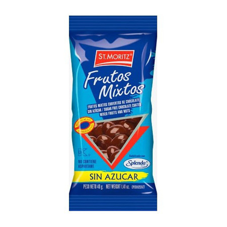 Imagen de Chocolate Con Frutos Mixtos St.Moritz 40 Gr.