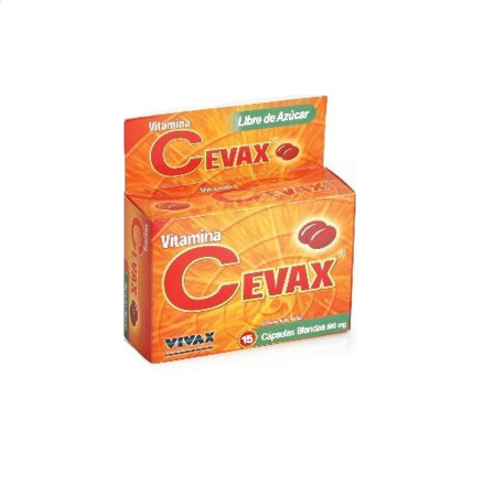 Imagen de Vitamina C Cevax Cap. 500Mg X15