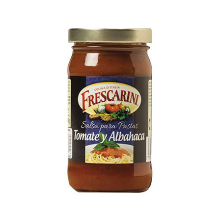 Imagen de Salsa De Tomate Con Albahaca Frecarini 190 Gr.