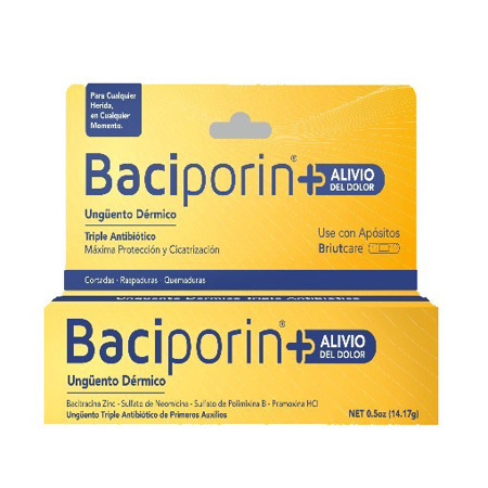 Imagen de Bacitracina+Zinc Baciporin Crema 28.3G