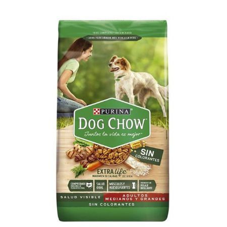 Imagen de Perrarina Carne Con Pollo Dog Chow Adulto Mediano Y Grande 4 Kg.