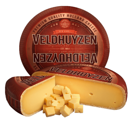 Imagen de Queso Gouda Rojo Label Torta Veldhuyzen 250 Gr.