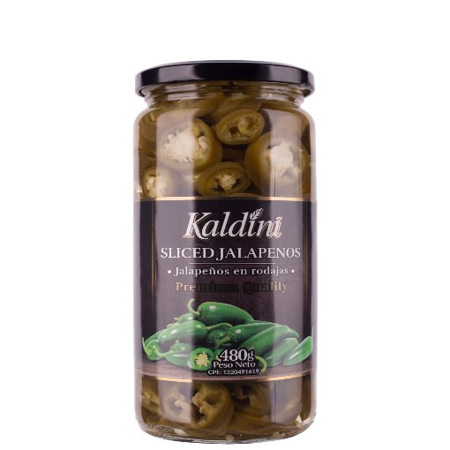 Imagen de Jalapeño En Rodajas Kaldini 480 Gr.