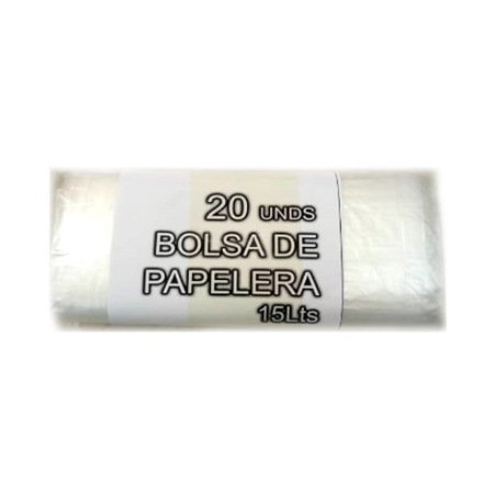 Imagen de Bolsa De Papelera Wow 15 Lts 38x50 Cm (20 Unid).